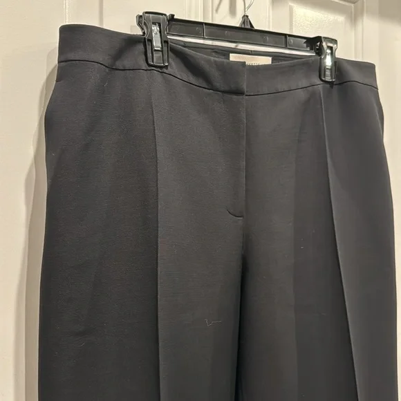 Lafayette 148 New York PLUS-SIZE WOOL-SILK CREPE GATES PANT size 18 - Picture 8 of 12